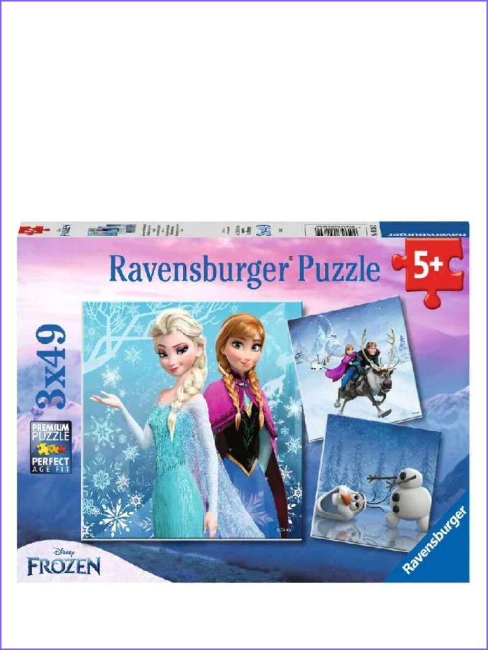 Ravensburger-3x49 Piece Puzzle Disney Frozen Winter Adventures New In Box